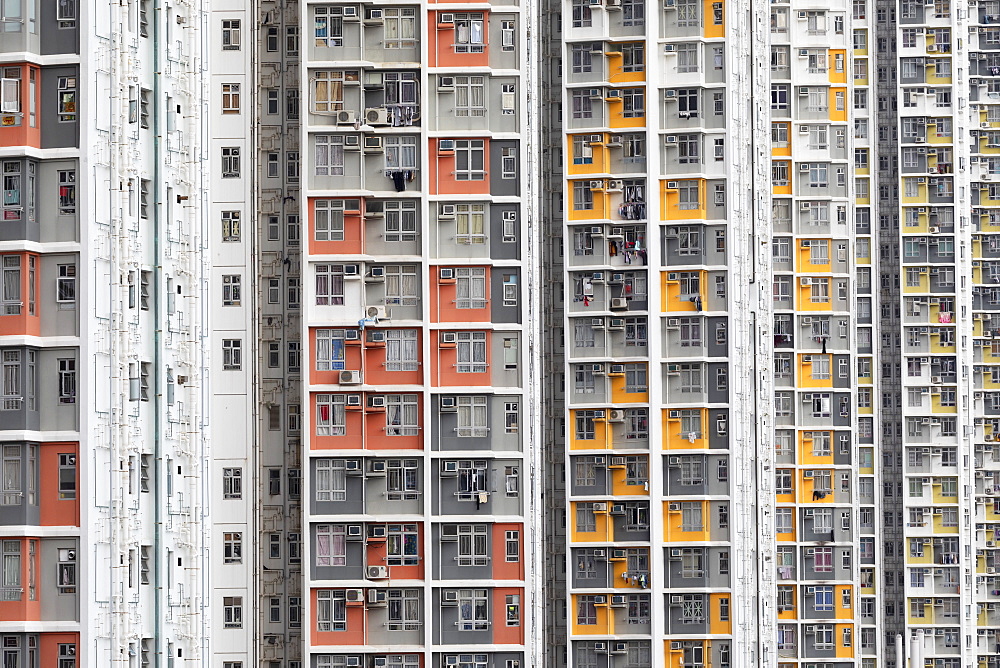 Public housing apartments, Shek Kip Mei, Kowloon, Hong Kong, China, Asia