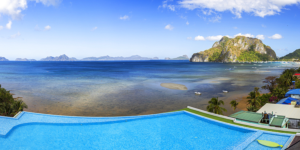 Pool at Lime Resort, El Nido, Bacuit Bay, Palawan, Philippines, Southeast Asia, Asia