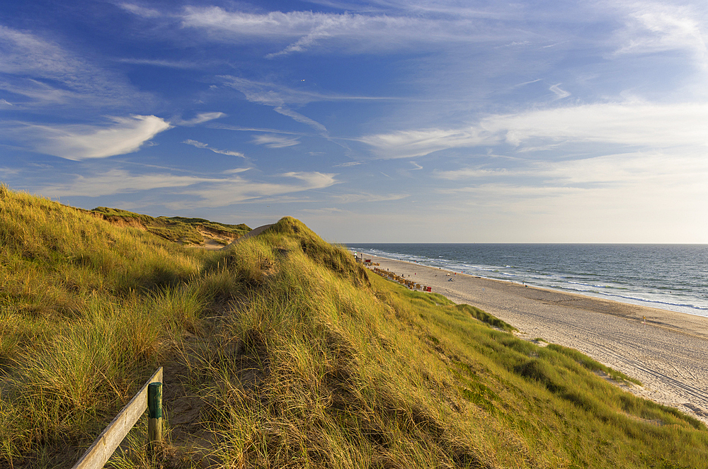 Red Cliffs beach (Rotes Kliff), Kampen, Sylt, Schleswig Holstein, Germany, Europe