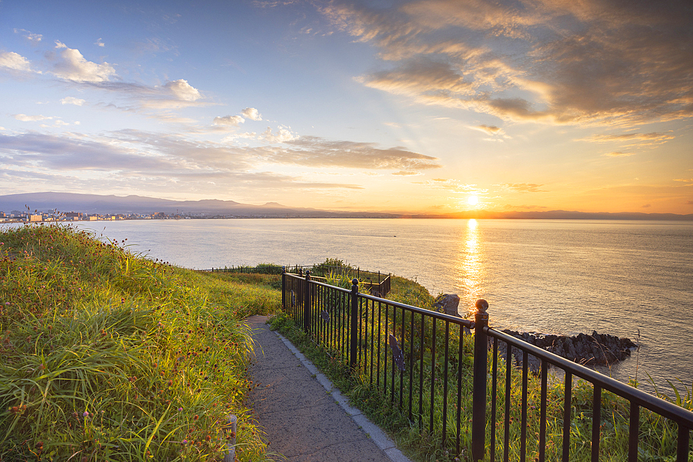 Cape Tachimachi at sunrise, Hakodate, Hokkaido, Japan