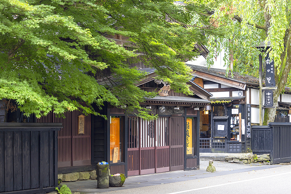 Restaurant on Samurai Residence Street, Kakunodate, Akita, Japan