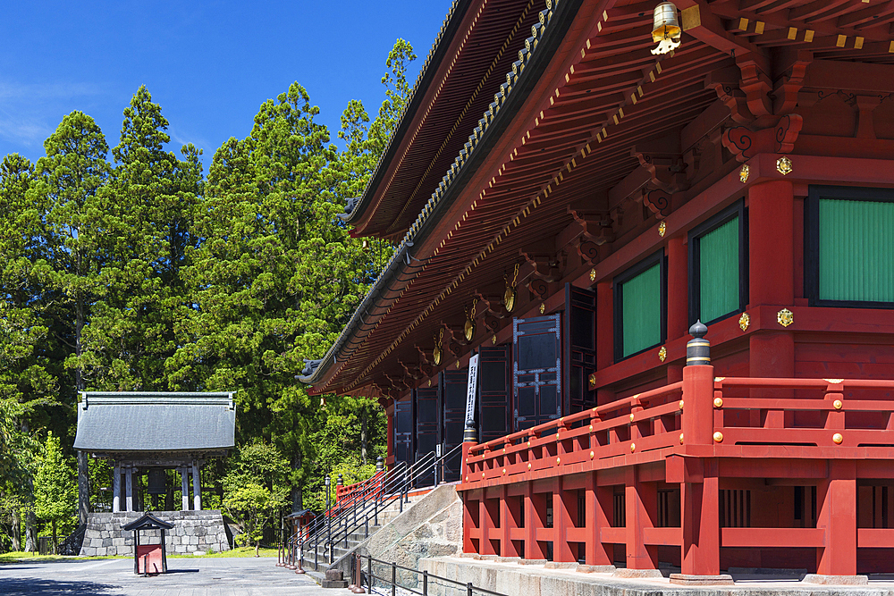 Main hall of Rinnoji Temple (UNESCO World Heritage Site), Nikko, Tochigi, Japan