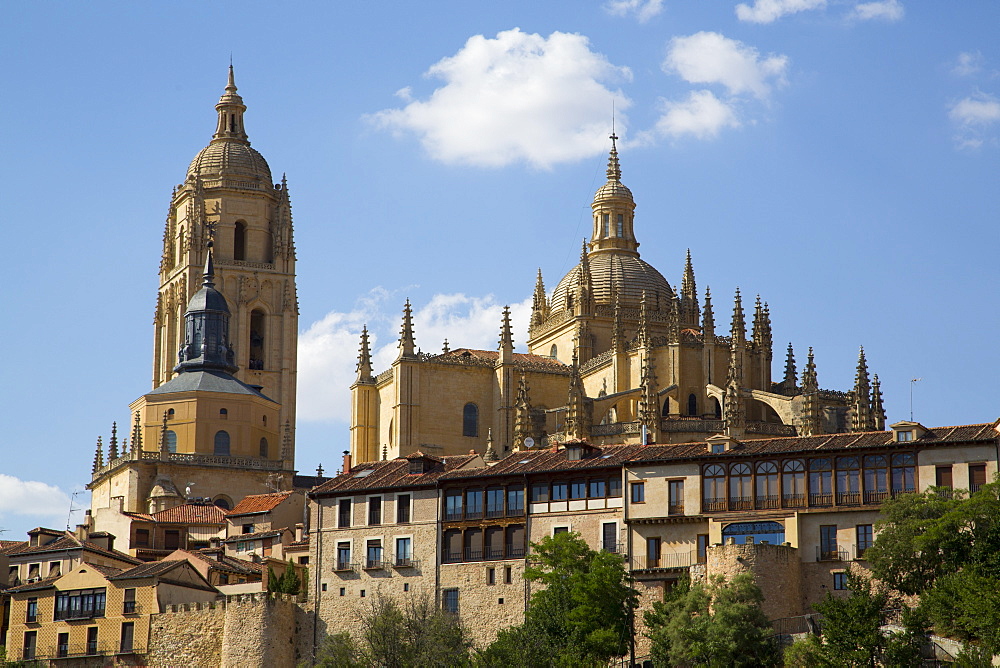 Nuestra Senora de la Asuncion y San Frutos Cathedral, Segovia, UNESCO World Heritage Site, Castile y Leon, Spain, Europe