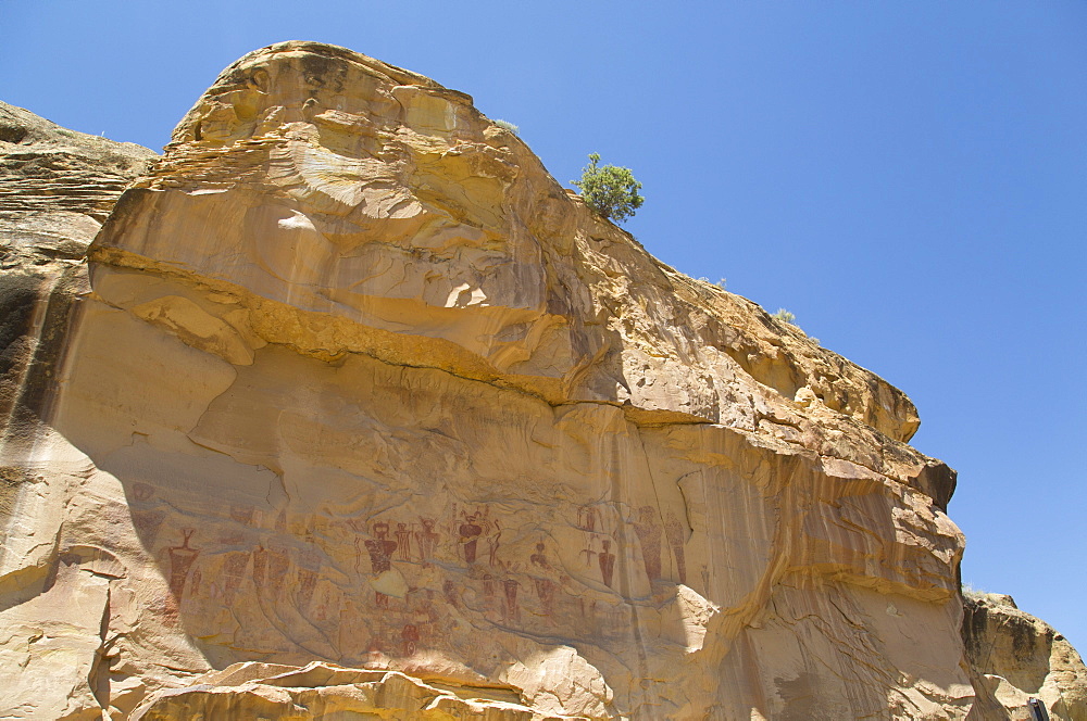 Sego Canyon Pictograph Panel, Sego Canyon, near Thompson, Utah, United States of America, North America