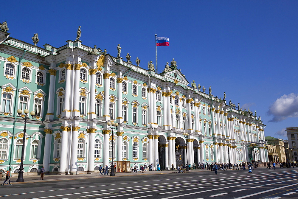 State Hermitage Museum, UNESCO World Heritage Site, St. Petersburg, Russia, Europe