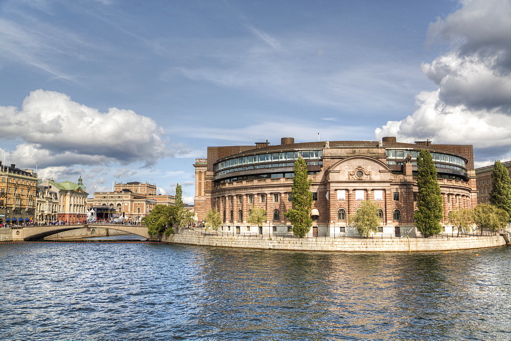 Swedish Parliament Building, Gamla Stan, Stockholm, Sweden, Scandinavia, Europe