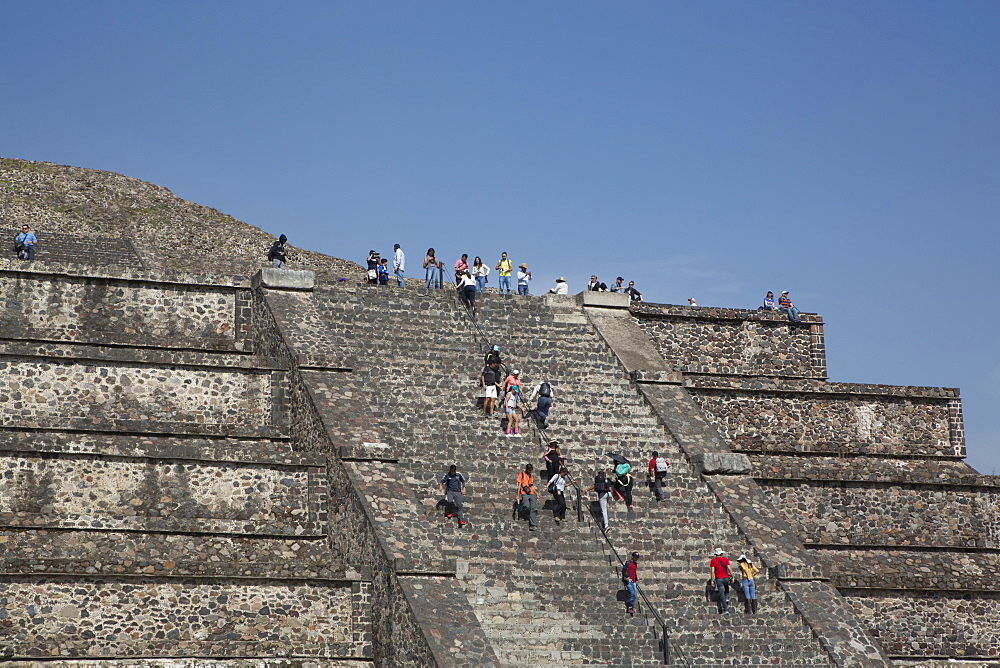 Pyramid of the Moon, Teotihuacan Archaeological Zone, UNESCO World Heritage Site, State of Mexico, Mexico, North America