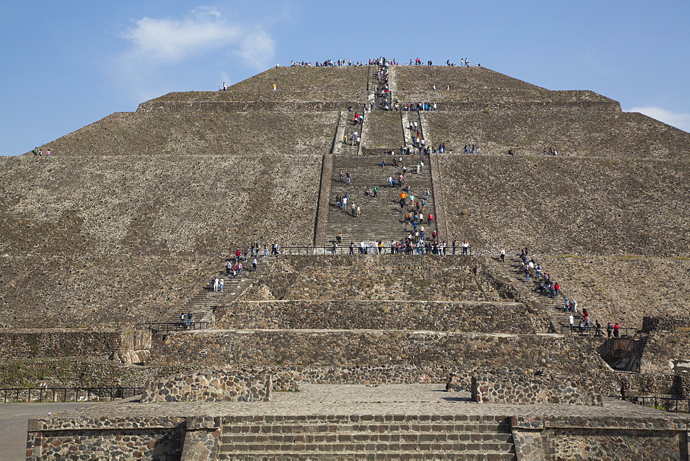 Pyramid of the Sun, Teotihuacan Archaeological Zone, UNESCO World Heritage Site, State of Mexico, Mexico, North America