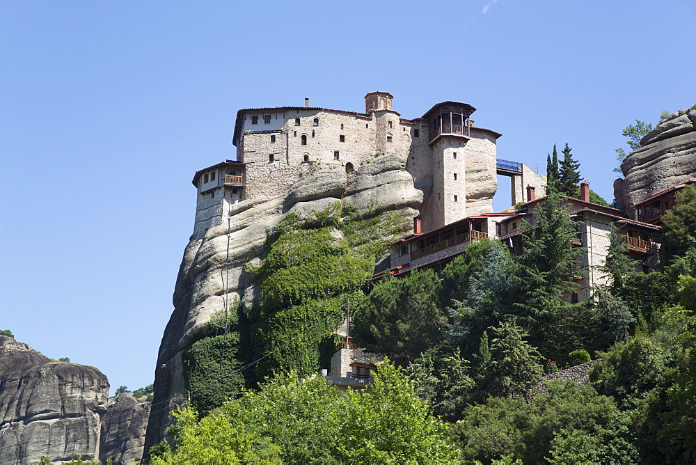 Holy Monastery of Rousanou, Meteora, UNESCO World Heritage Site, Thessaly, Greece, Europe