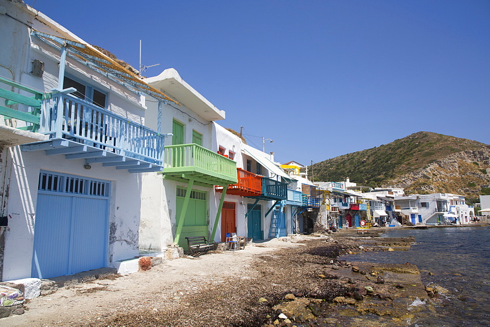 Klima Village, Milos Island, Cyclades Group, Greek Islands, Greece, Europe