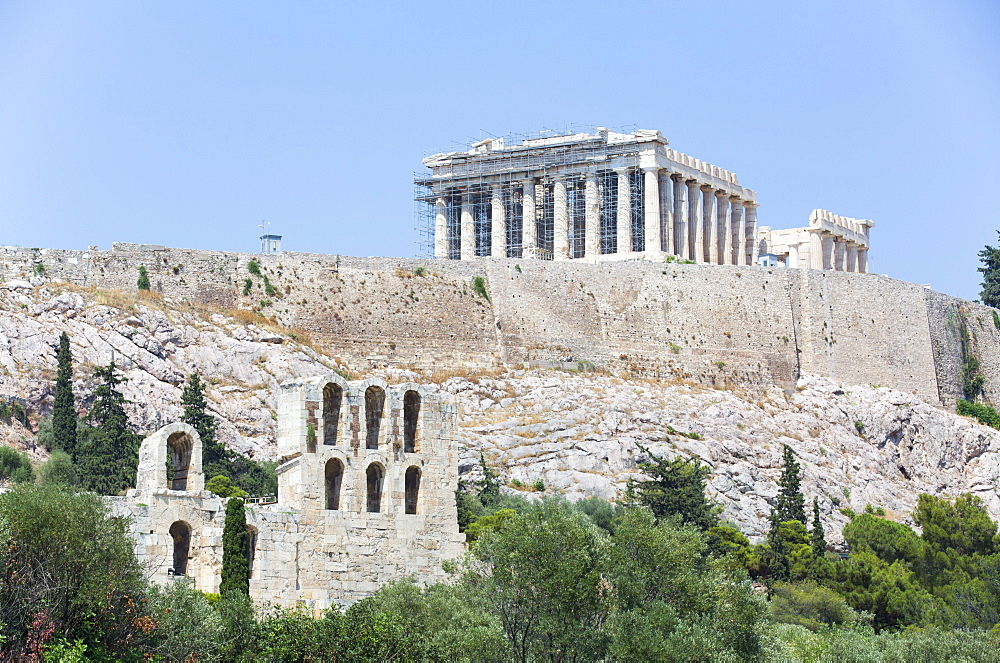 Parthenon, Acropolis, UNESCO World Heritage Site, Athens, Greece, Europe