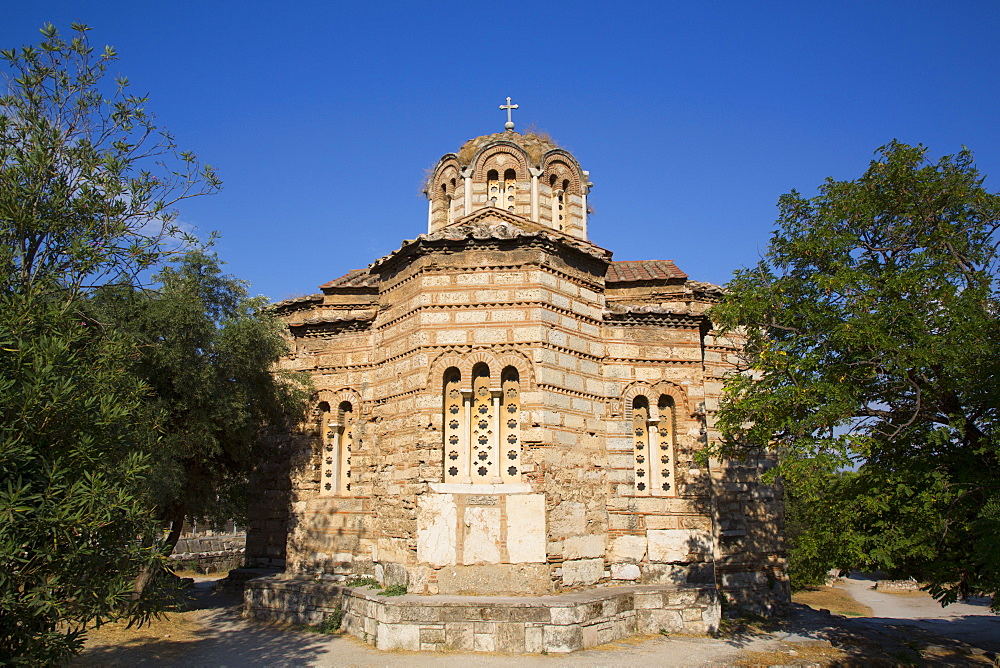 Church of the Holy Apostles, 10th century, Ancient Agora, Athens, Greece, Europe