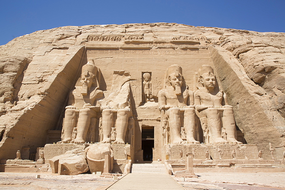 Ramses II Temple, UNESCO World Heritage Site, Abu Simbel, Nubia, Egypt, North Africa, Africa