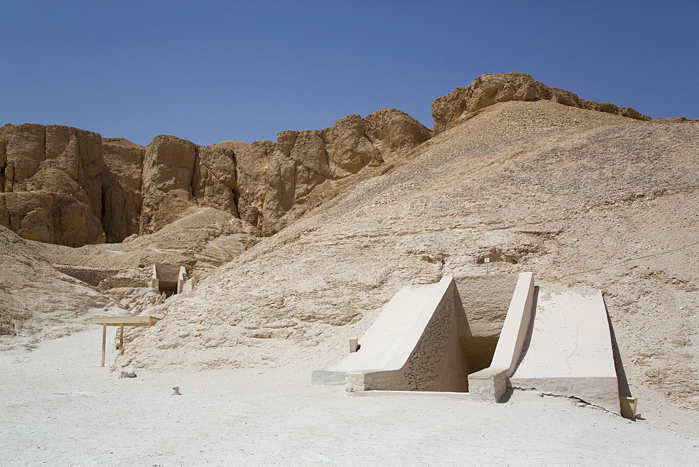 Tomb Entrance, Valley of the Kings, UNESCO World Heritage Site, Luxor, Thebes, Egypt, North Africa, Africa