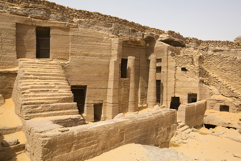 Tombs of the Nobles, Aswan, Egypt, North Africa, Africa