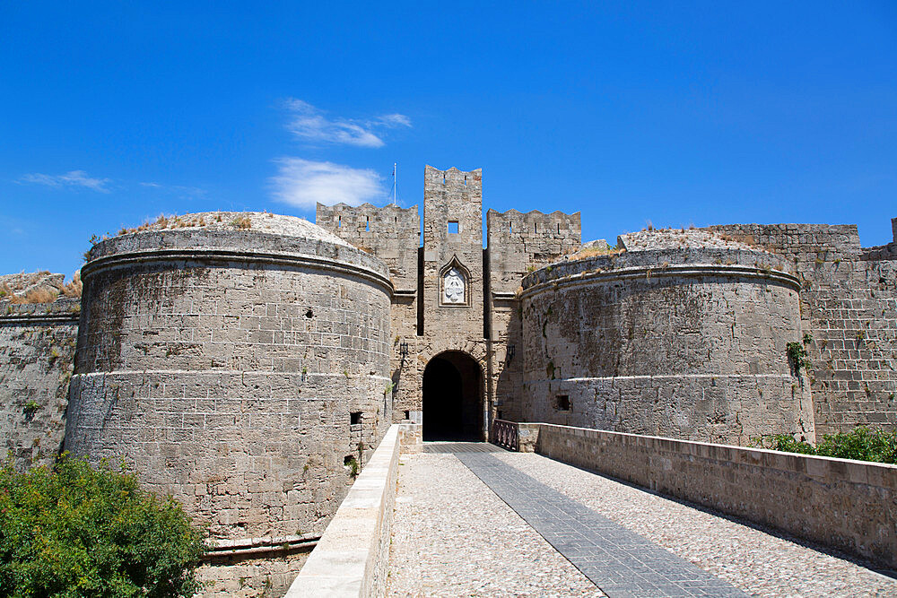 Gate d'Amboise, Rhodes Old Town, UNESCO World Heritage Site, Rhodes, Dodecanese Island Group, Greek Islands, Greece, Europe