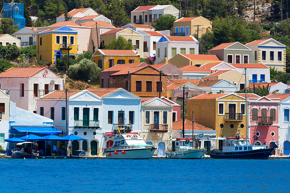 Kastellorizo Harbour, Kastellorizo (Megisti) Island, Dodecanese Group, Greek Islands, Greece, Europe