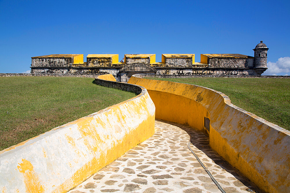 Entrance, Fort San Jose el Alto, 1792, San Francisco de Campeche, State of Campeche, Mexico, North America