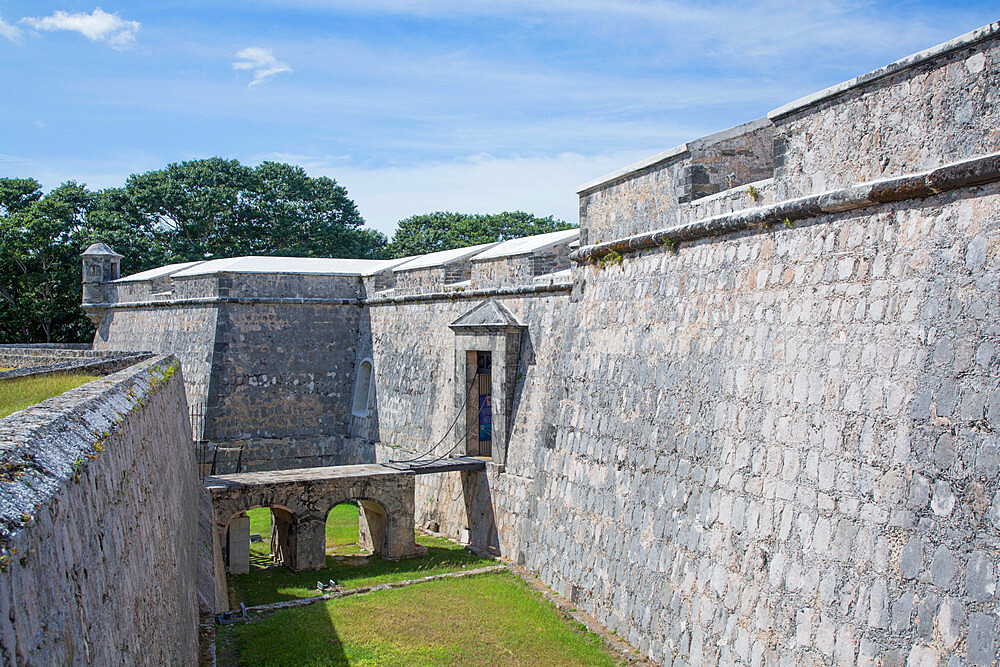 Entrance, Fort San Jose, Campeche, State of Campeche, Mexico, North America