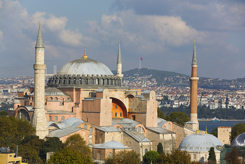 Hagia Sophia Grand Mosque, 360 AD, UNESCO World Heritage Site, Istanbul, Turkey, Europe