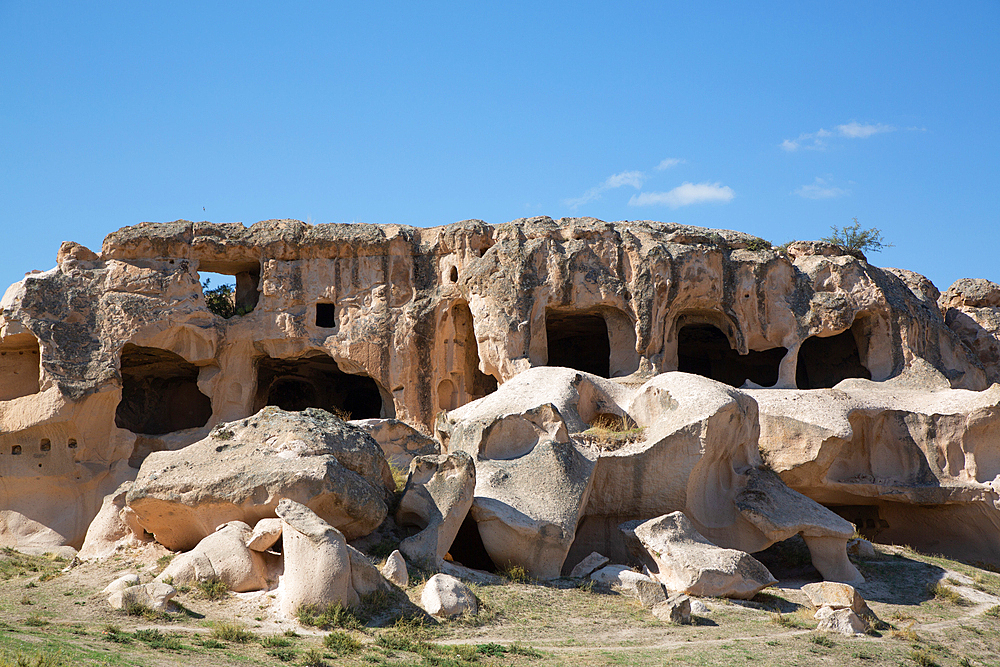 Acik Saray (Open Palace) Museum, AD 900- 1000, Gulsehir, Cappadocia Region, Anatolia, Turkey, Asia Minor, Asia