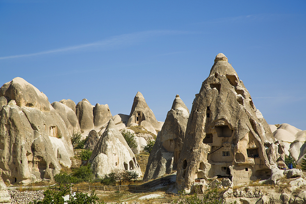 Cave Houses, Pigeon Valley, Goreme, Cappadocia Region, Nevsehir Province, Anatolia, Turkey, Asia Minor, Asia