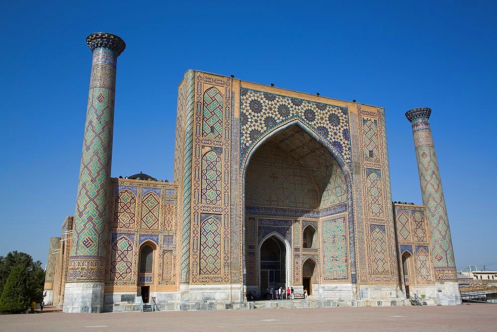 Ulug Bek Madrassah, Registan Square, Samarkand, Uzbekistan