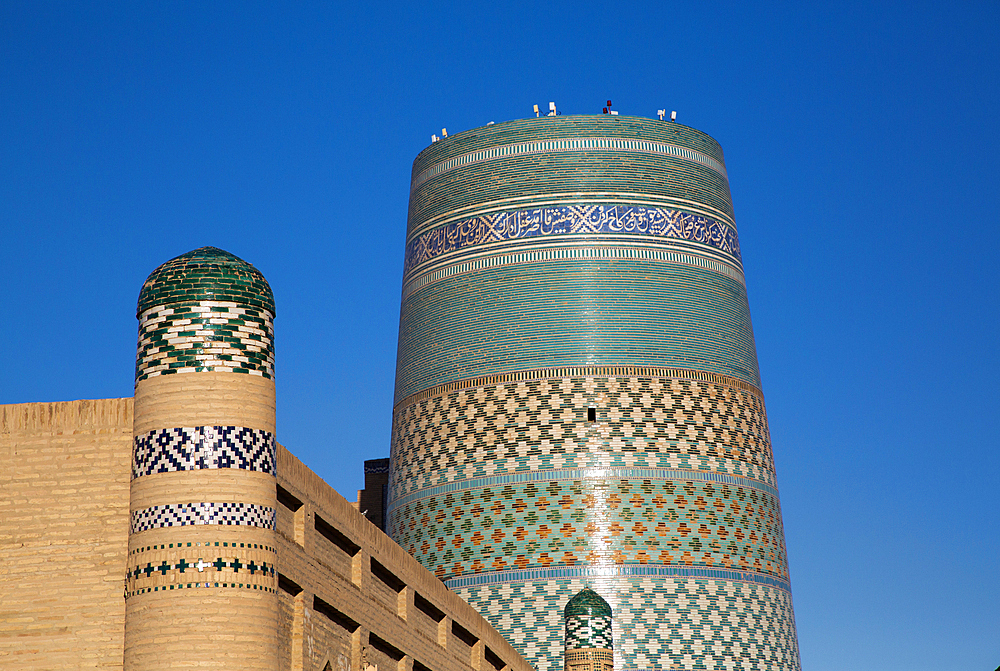 Kalta Minaret, Ichon Qala (Itchan Kala), UNESCO World Heritage Site, Khiva, Uzbekistan, Central Asia, Asia