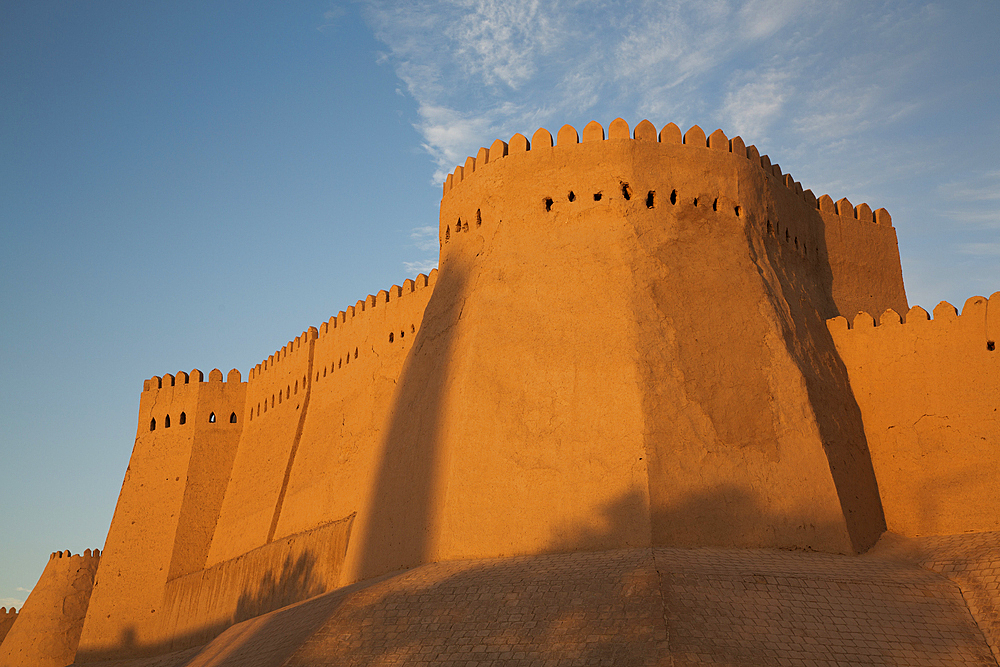 Fortress Wall, Ichon Qala (Itchan Kala), UNESCO World Heritage Site, Khiva, Uzbekistan, Central Asia, Asia