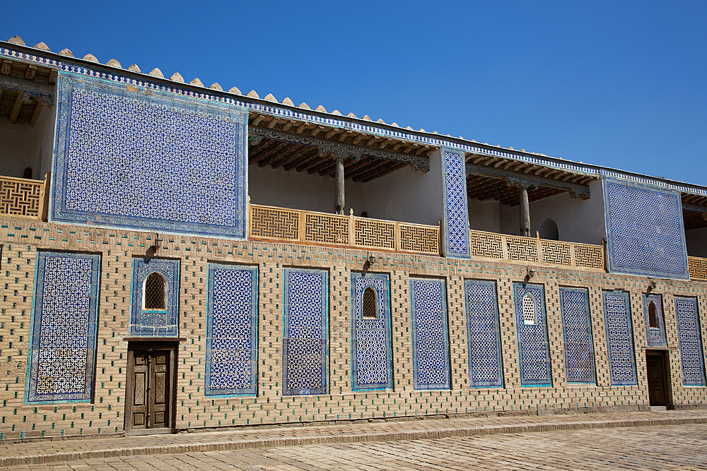 The Concubine Quarters, Tash Khauli Palace, 1830, Ichon Qala (Itchan Kala), UNESCO World Heritage Site, Khiva, Uzbekistan, Central Asia, Asia