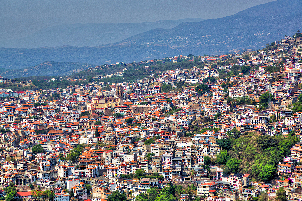 Overview, Taxco, Guerrero, Mexico, North America