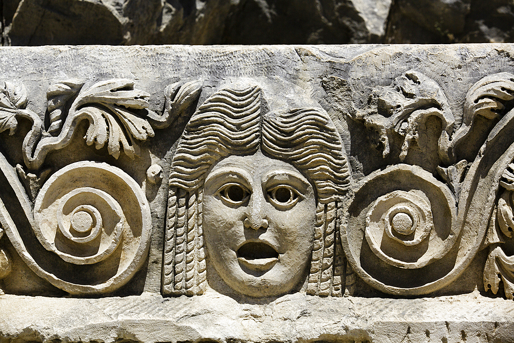 Rock Sculpture, Roman Theater, 3rd Century CE, Myra Ancient City, Demre, Antalya, Turkey