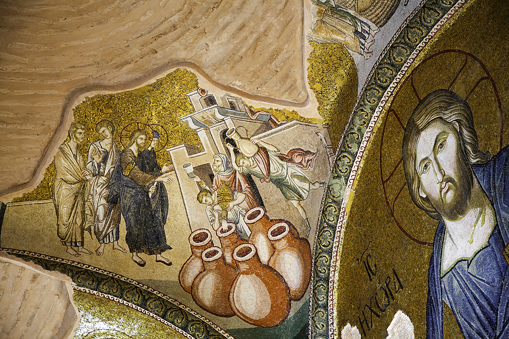 Bzantine Mosaics, Kariye Mosque (also Church of the Holy Savior of Chora), 4th Century AD, UNESCO World Heritage Site, Istanbul, Turkey