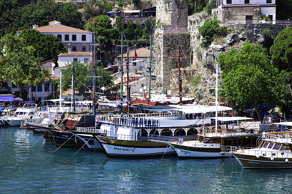 Boats, Antalya Kaleici Marina, Antalya, Antalya Province, Turkey