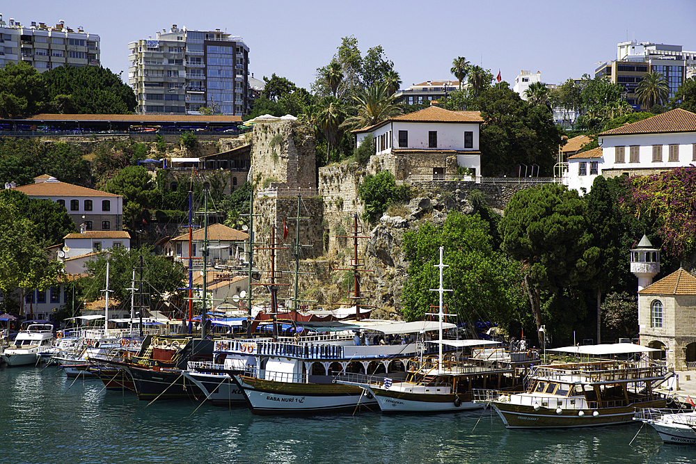 Boats, Antalya Kaleici Marina, Antalya, Antalya Province, Turkey