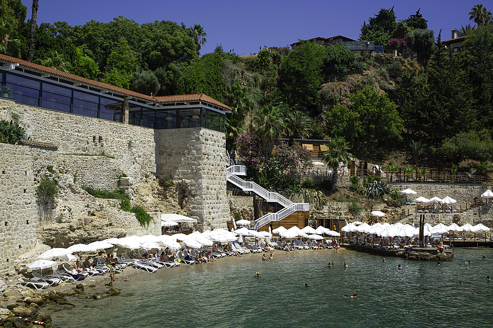 Mermerli Beach, Kaleici, Antalya, Antalya Province, Turkey