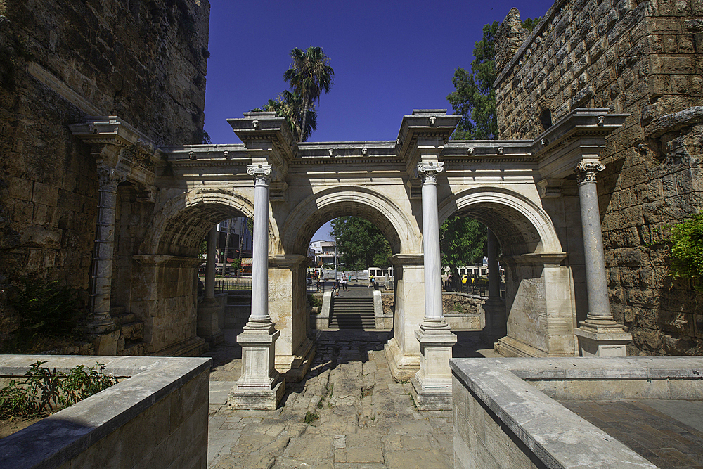 Hadrian's Gate, 130 AD, Antalya, Antalya Province, Turkey