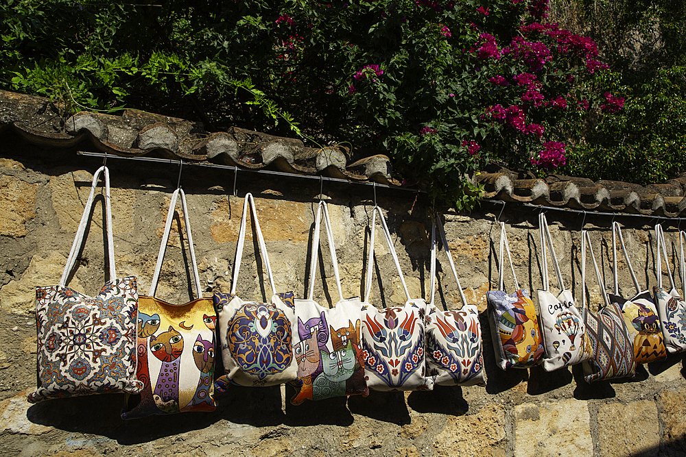 Colorful Tote Bags for Sale, Kaleici, Antalya, Antalya Province, Turkey