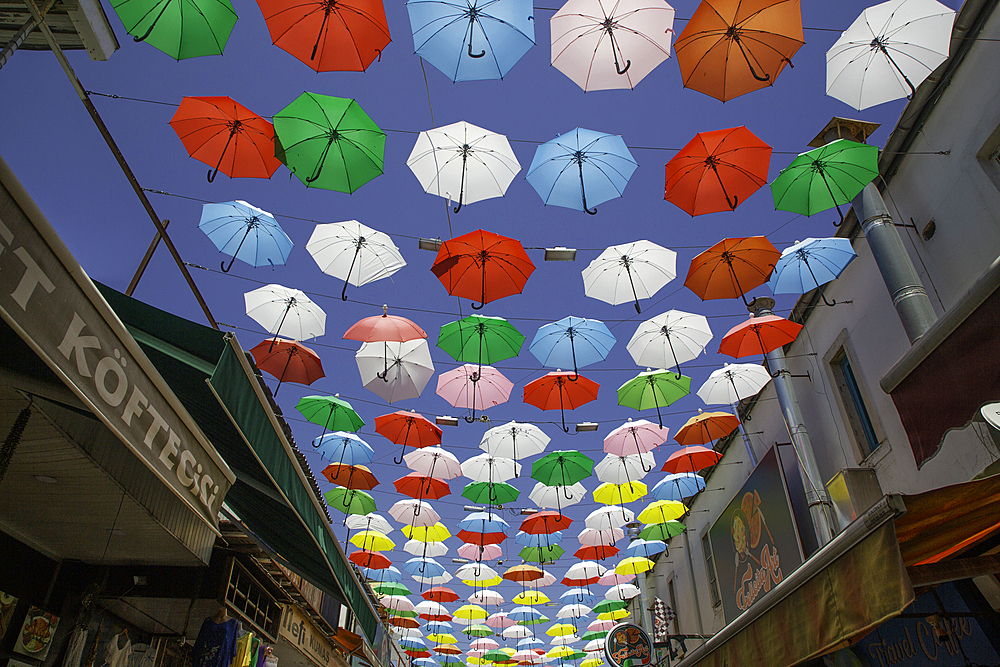 Umbrella Street, Antalya, Antalya Province, Turkey