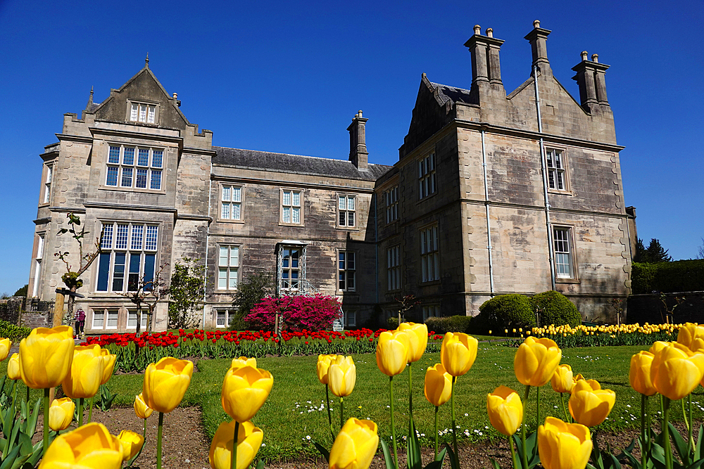 Muckross House, a 19th century mansion set among mountains and woodland in Killarney National Park, Co Kerry