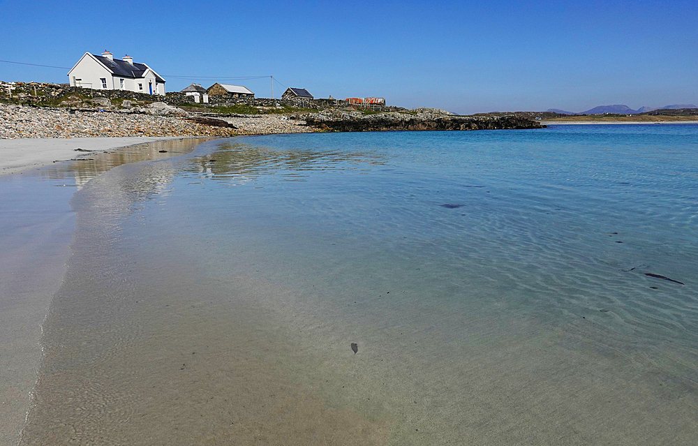 Coastal scenery at Inishturk island, Eyrephort peninsula, west Connemara, Co Galway, Ireland