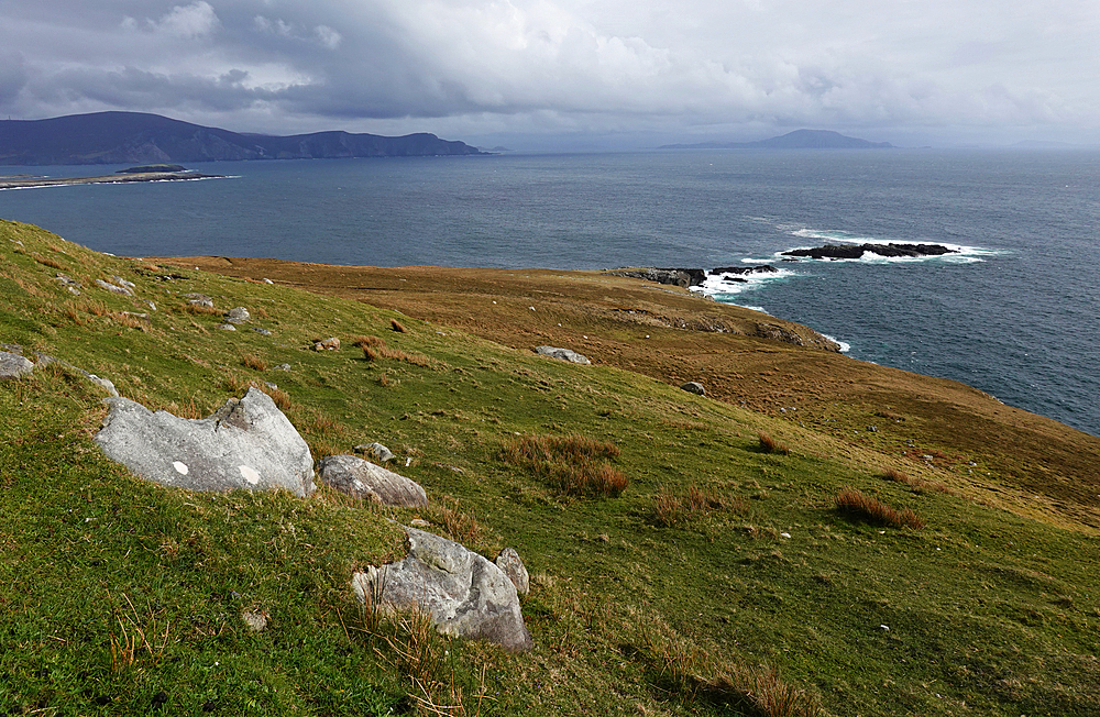 Coastal scenery on Achill Island, Co Mayo