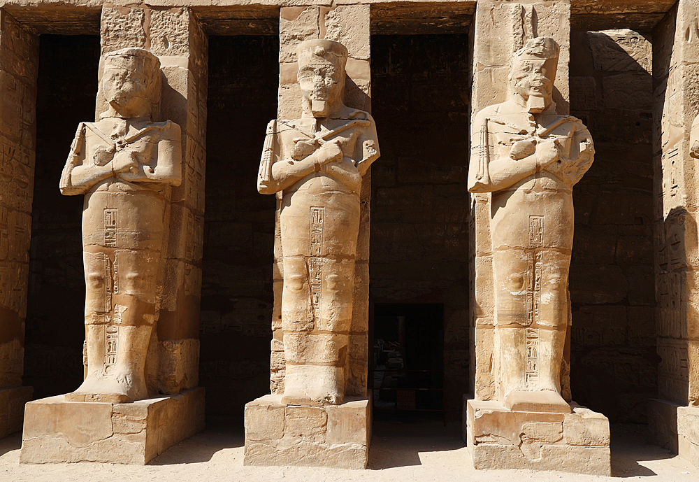 Temple details at Karnak, UNESCO World Heritage Site, Luxor, Egypt