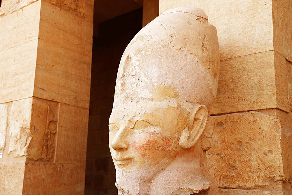Temple details at Karnak, UNESCO World Heritage Site, Luxor, Egypt