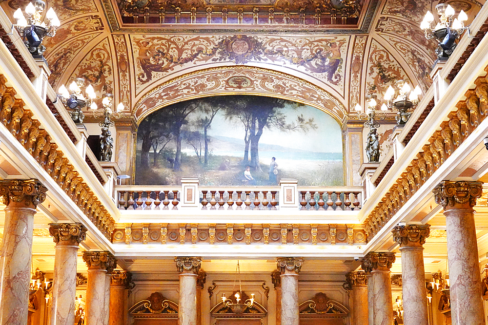 Interior of Casino Monte Carlo, Monte Carlo, Monaco