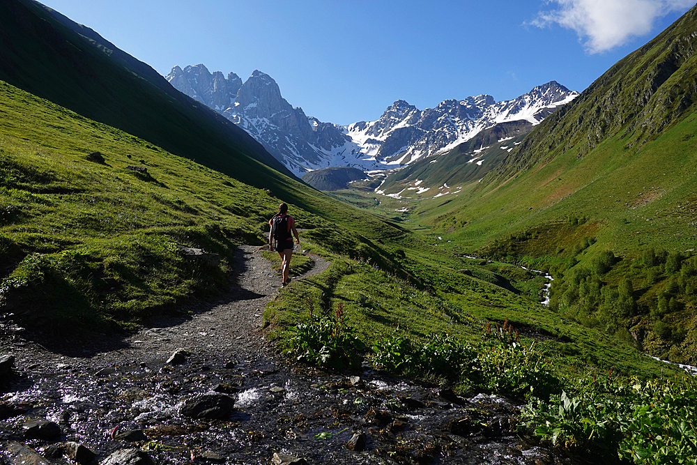 Mountain landscape, Upper Khevsureti region, Georgia