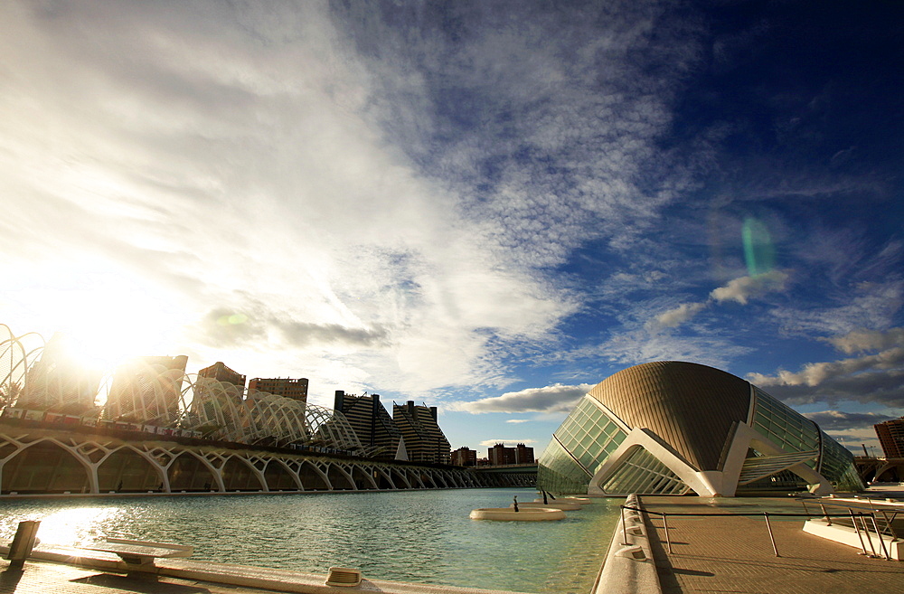 The City of Arts and Sciences, central Valencia, Valencia, Spain, Europe