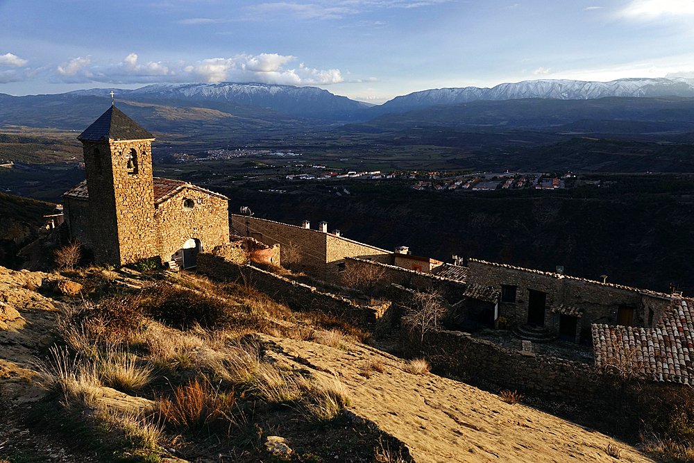 Mountain church, Santa Engracia, Catalonia, Spain, Europe