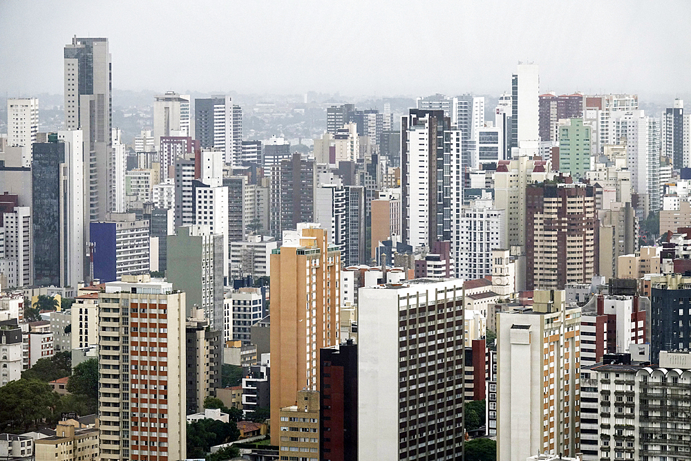 Central Curitiba, state of Parana, south Brazil, South America