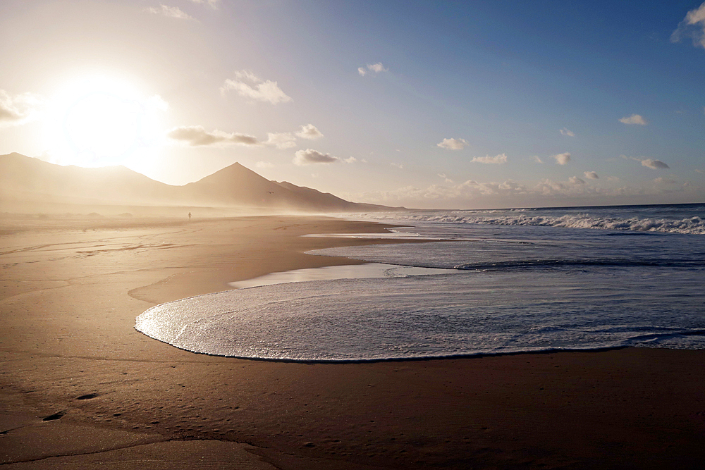 Beach in Fuerteventura, Canary Islands. Spain, Atlantic, Europe